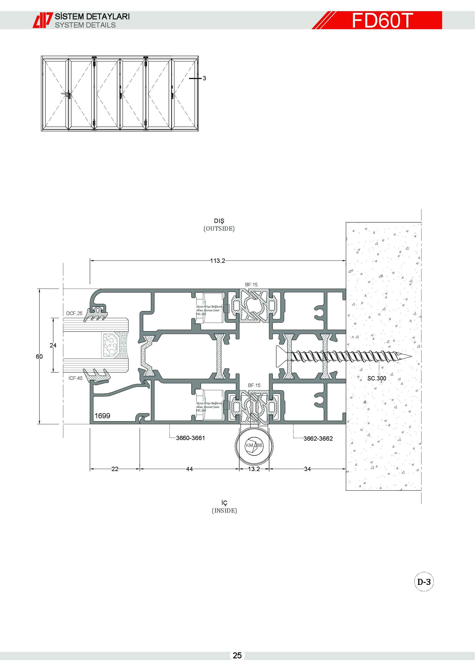 Aluminyum Katlanır Kapı 28